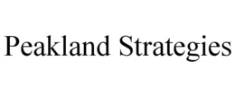 Mark drawing for PEAKLAND STRATEGIES