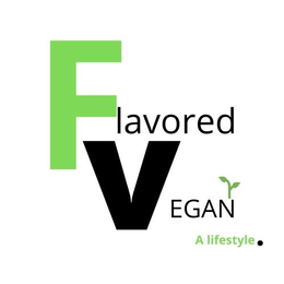 Mark drawing for FLAVORED VEGAN A LIFESTYLE.