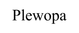 Mark drawing for PLEWOPA
