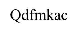 Mark drawing for QDFMKAC