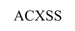 Mark drawing for ACXSS