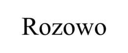 Mark drawing for ROZOWO