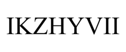 Mark drawing for IKZHYVII