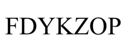 Mark drawing for FDYKZOP