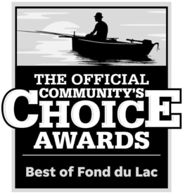 Mark drawing for THE OFFICIAL COMMUNITY'S CHOICE AWARDS BEST OF FOND DU LAC