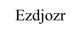 Mark drawing for EZDJOZR