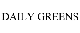 Mark drawing for DAILY GREENS