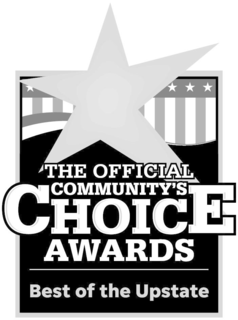 Mark drawing for THE OFFICIAL COMMUNITY'S CHOICE AWARDS BEST OF THE UPSTATE