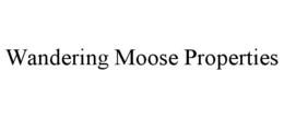 Mark drawing for WANDERING MOOSE PROPERTIES
