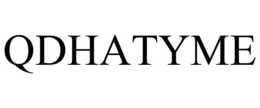 Mark drawing for QDHATYME