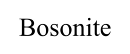 Mark drawing for BOSONITE