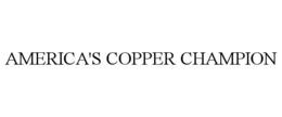 Mark drawing for AMERICA'S COPPER CHAMPION
