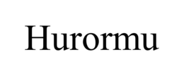 Mark drawing for HURORMU