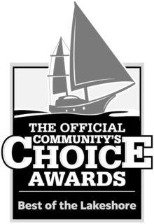 Mark drawing for THE OFFICIAL COMMUNITY'S CHOICE AWARDS BEST OF THE LAKESHORE