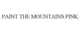 Mark drawing for PAINT THE MOUNTAINS PINK