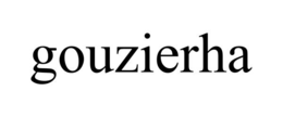 Mark drawing for GOUZIERHA