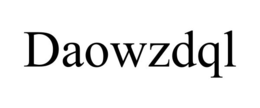 Mark drawing for DAOWZDQL