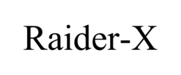 Mark drawing for RAIDER-X