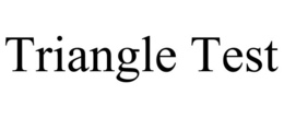 Mark drawing for TRIANGLE TEST