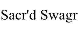 Mark drawing for SACR'D SWAGR