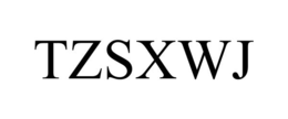 Mark drawing for TZSXWJ