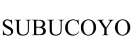 Mark drawing for SUBUCOYO
