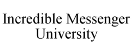 Mark drawing for INCREDIBLE MESSENGER UNIVERSITY