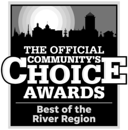 Mark drawing for THE OFFICIAL COMMUNITY'S CHOICE AWARDS BEST OF THE RIVER REGION