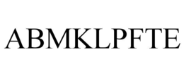 Mark drawing for ABMKLPFTE