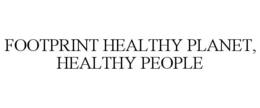 Mark drawing for FOOTPRINT HEALTHY PLANET, HEALTHY PEOPLE