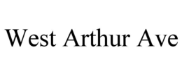 Mark drawing for WEST ARTHUR AVE