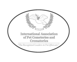 Mark drawing for INTERNATIONAL ASSOCIATION OF PET CEMETERIES AND CREMATORIES "THE RECOGNIZED LEADERS IN PET AFTERCARE" IAOPCC