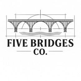 Mark drawing for FIVE BRIDGES CO.