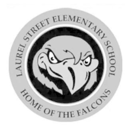 Mark drawing for LAUREL STREET ELEMENTARY SCHOOL HOME OF THE FALCONS