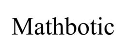 Mark drawing for MATHBOTIC