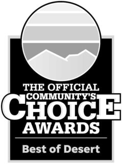 Mark drawing for THE OFFICIAL COMMUNITY'S CHOICE AWARDS BEST OF DESERT