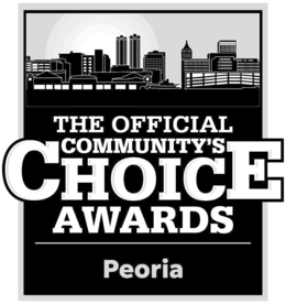 Mark drawing for THE OFFICIAL COMMUNITY'S CHOICE AWARDS PEORIA