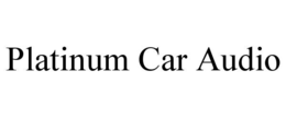 Mark drawing for PLATINUM CAR AUDIO