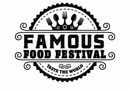 Mark drawing for FAMOUS FOOD FESTIVAL TASTE THE WORLD