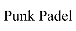 Mark drawing for PUNK PADEL