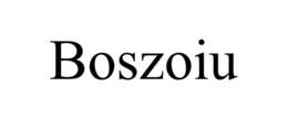 Mark drawing for BOSZOIU