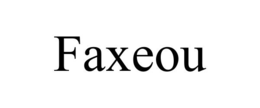 Mark drawing for FAXEOU