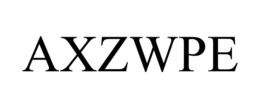 Mark drawing for AXZWPE