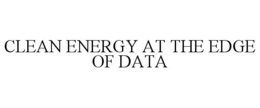Mark drawing for CLEAN ENERGY AT THE EDGE OF DATA
