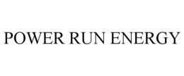 Mark drawing for POWER RUN ENERGY