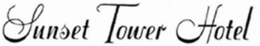 Mark drawing for SUNSET TOWER HOTEL