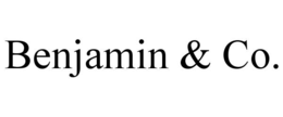 Mark drawing for BENJAMIN & CO.