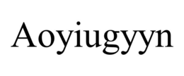 Mark drawing for AOYIUGYYN