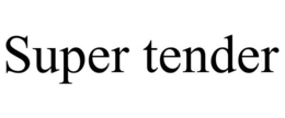 Mark drawing for SUPER TENDER