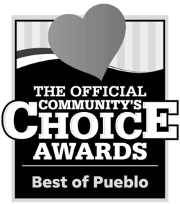 Mark drawing for THE OFFICIAL COMMUNITY'S CHOICE AWARDS BEST OF PUEBLO